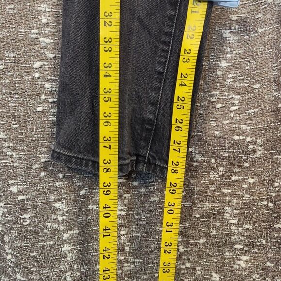 Mango MNG Black Wash Denim Jeans 5 Button Fly Women's 4 - Picture 3 of 12